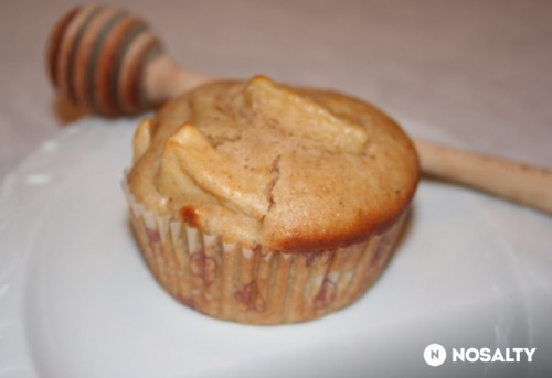 Mézes-almás muffin